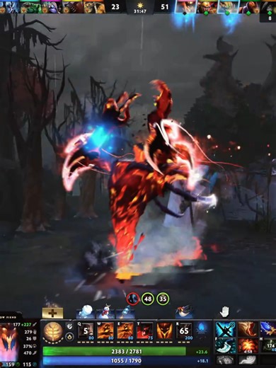 Эпические моменты в Dota 2 с Shadow Fiend