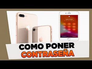 Como Poner Contraseña en el iPhone 8 y 8 Plus