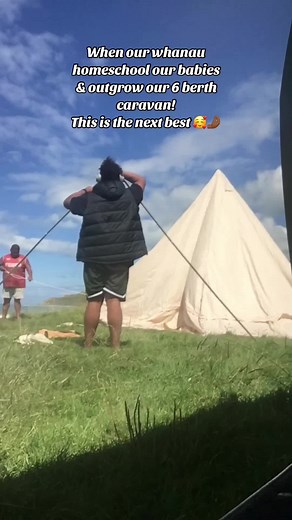Bonus of homeschooling our babies is being able to pack & go & enjoy experiences they’ll always talk about for many years to come 🥰🤌🏾 Day 1 done 💚 #campinglife #selfsufficient #kaigatherers #offgrid #blessed #gratitude #livingthedream #kurahits #homeschooled #whanautime #kaisovereignty #thebestvillage #healing #paradise #travellingwithkids