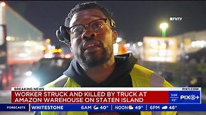 415K views · 4.9K reactions | The NYPD is looking into the circumstances of a 34-year-old worker's death at an Amazon warehouse on Staten Island. Read more: https://pix11.com/news/morning/worker-hit-killed-by-truck-at-amazon-warehouse-on-staten-island-nypd/ | PIX11 | Facebook