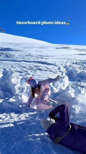 Renata | Photo ideas | IG Tips & Hacks on Instagram: "Snowboard photo ideas🎿"