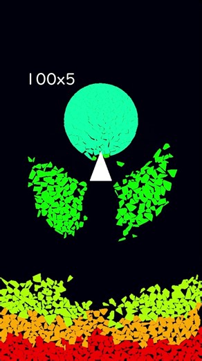 #satisfying #bouncingball #simulation #creativecoding