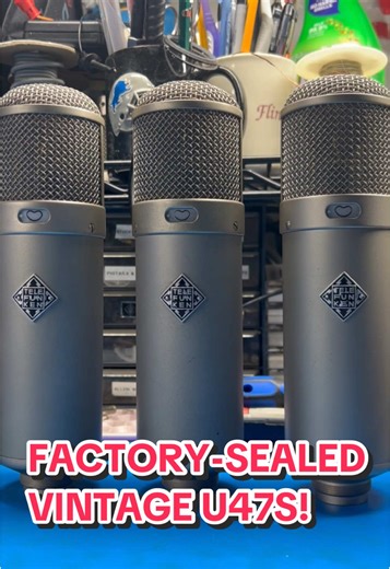 Descubre los U47 vintage sellados de fábrica