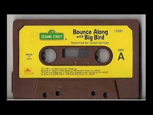 Sesame Street Bouncing Big Bird Cassette Tape