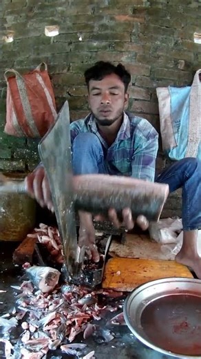 Fast Giant Fish Cutting Skills #shorts #shortvideo #fish #fishcutting #fishing