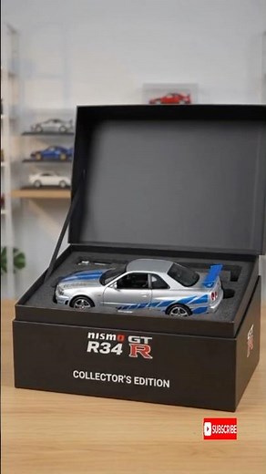 Paul Walker Nissan Skyline GTR R34 Model Build 🛠️🕊️. #shorts #viral