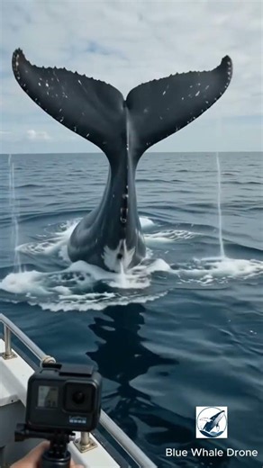 It’s like a living submarine! Amazing view of the Blue Whale!