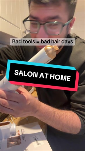 Salon vibes at home. #HotAirComb #HairStylingTool #tiktokmademebuylt #GoodHairDay #BeautyGadgets