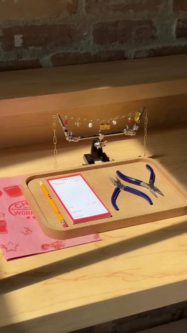 Gem Studio on Instagram: "POV you attend a charm workshop ✨ we now have a little instruction manual of sorts filled with tons of charm inspo!! come create the pinterest necklace of your dreams ❤️‍❤️‍"