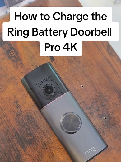 How to Charge the Ring Battery Doorbell Pro 4K