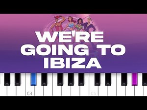 Vengaboys - We're Going to Ibiza (piano tutorial)