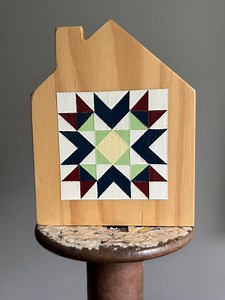 Custom Painted Wood Barn Quilt Block - Etsy