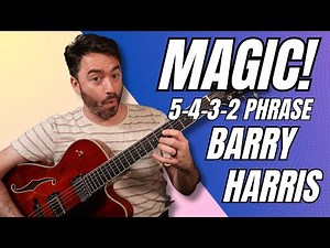 Barry Harris Phrase MAGIC! | Jazz Guitar Improv Tutorial