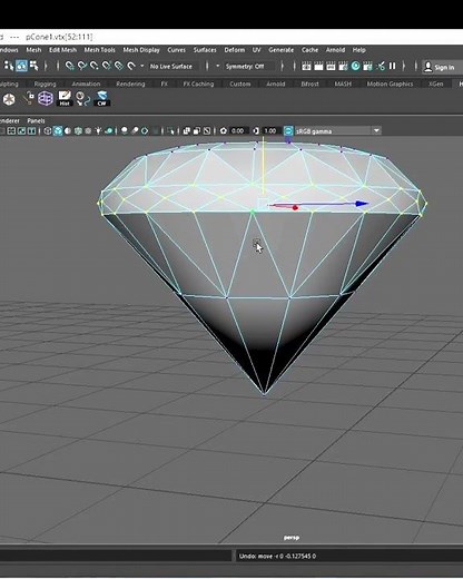 How to make diamond in maya | Diamonds in maya | Maya Tutorial