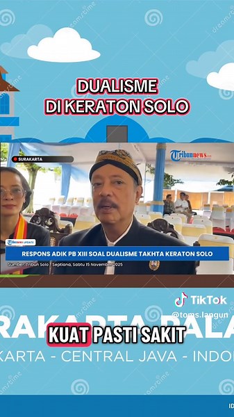 TRIBUN-VIDEO.COM - Adik mendiang Pakubuwono XIII, KGPH Benowo memberikan responsnya soal dualisme takhta yang terjadi di Keraton Kasunanan Surakarta Hadiningrat pada Sabtu (15/11) #keratonsolo #rajajawa #surakarta #jawatengah #indonesia