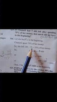 Class 8 Math exercise 7.1 Comparing quantities ka question no. 5. ka solution new ncert @anitaverma