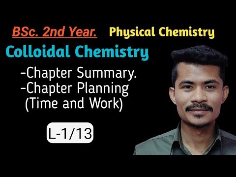 L-1/13:Chapter Overview | Colloidal State | Physical Chem. | BSc 2nd Yr | TU.