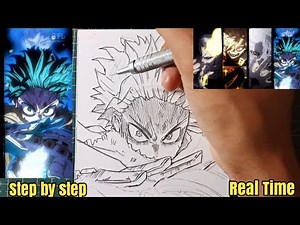 How To Draw DEKU/Midoriya vs Shigaraki & Bakugo vs All For One - MY HERO ACADEMIA S8