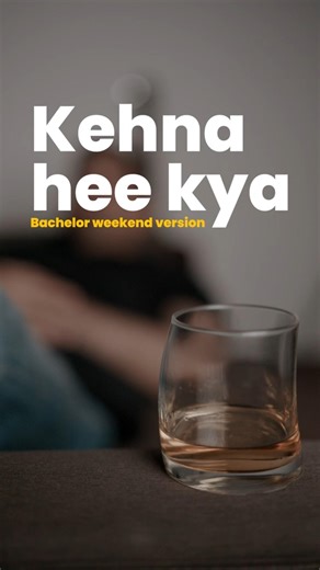 for bachelors, weekend vibes hit different..