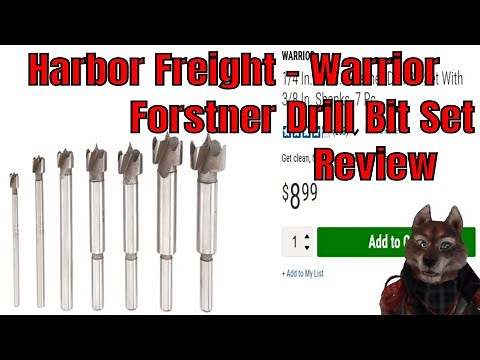Harbor Freight Forstner Bit Set (Warrior) Review