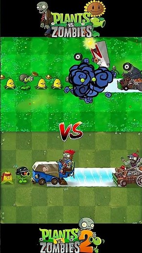 PVZ1 vs PVZ2 Team Plants vs Team Zombie #pvz2 #plantsvszombies2