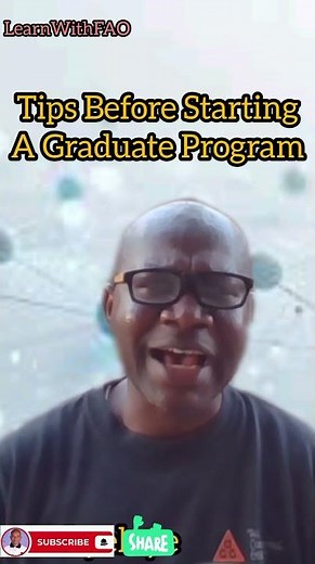 Tip Before Starting A Graduate Program