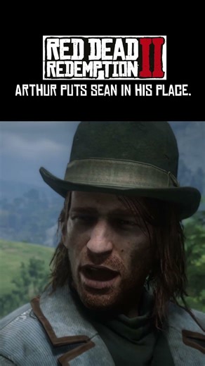 ARTHUR SHUTS SEAN DOWN #RDR2 #ArthurMorgan #SeanMacguire #Gaming #Shorts