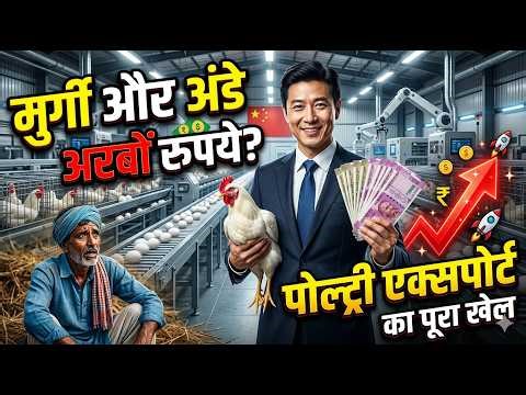 मुर्गी और अंडे बेचकर चीन कैसे कमाता है अरबों रुपये? | Poultry Export System Explained (2026 #farming