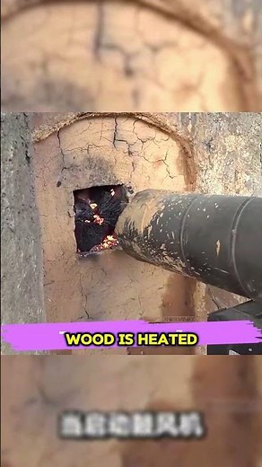 The process of converting wood into charcoal #processvideo