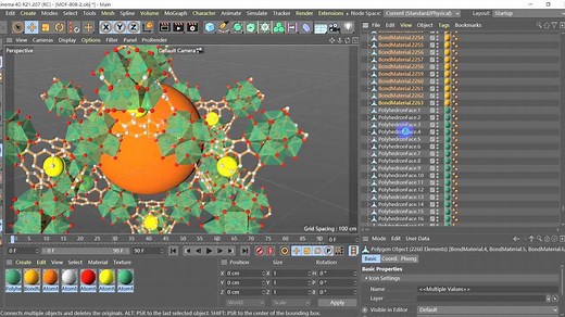 Diamond014-MOF-808结构的绘制