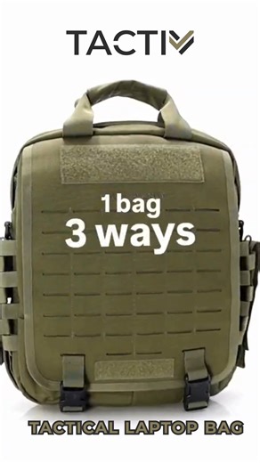 Bridgehead Tactical | One bag. Three carry modes. Zero compromises. Meet the Laser-Cut Tactical Laptop Bag — designed for soldiers and military enthusiasts who... | Instagram