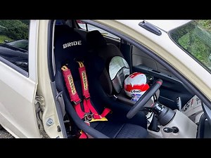 Cleaning and installing a used four-point seat belt