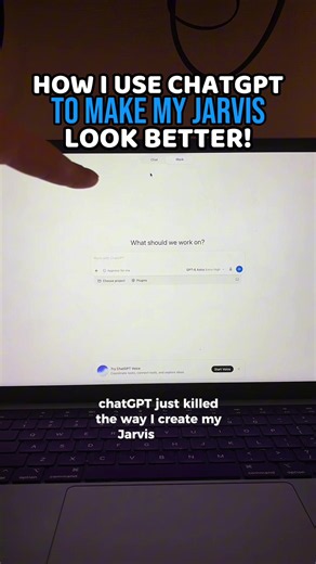 see bio for full guide ♨️ ChatGPT has changed the way I make my Jarvis interfaces. Getting them from Google has never been my go-to pick, so I’m glad ChatGPT can create these stunning interfaces for me.. for FREE. 💰 #jarvis #jarvisai #chatgpt #aiassistant #productivity
