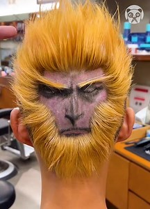 23K views · 18 reactions | Barber gives the most creative hair styles | Lady Panda | Facebook