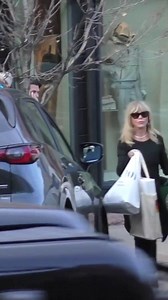 Spotted: Goldie Hawn was seen enjoying a festive shopping day in Aspen on December 24. (🎥: MEGA) | Radar Online