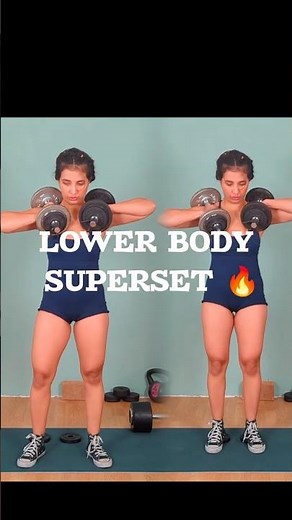 Lower Body Superset Workout 🔥 Quads, Hamstrings, Inner Thighs & Glutes