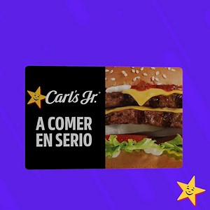 Sorprende a ese amigo o amiga que solo puede pensar en Carl's Jr, con nuestras tarjetas de regalo. Encuéntralas en tu Mi Comisariato más cercano y recárgales el valor que desees regalar. 😉 #CarlsJrGiftCards | Carl's Jr. Ecuador