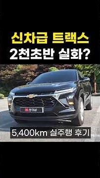 Used Chevrolet Trax crossover, like new! 5,400km, pros and cons