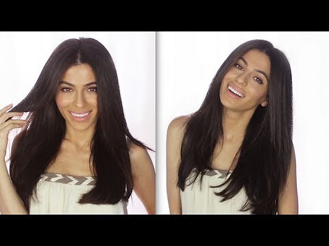 How To Cut Your Clip-In Extensions | How To Hairstyles + Hair Tutorials | Teni Panosian