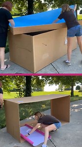 6.8K views · 78 reactions | Make a giant Barbie box that an adult can fit inside to take your Barbie party up a notch. You'll find the templates, instructions, and full tutorial video on our website! #barbie #barbiebox #lifesize #barbieparty #barbiepartytheme #photobooth | Chica and Jo | Facebook