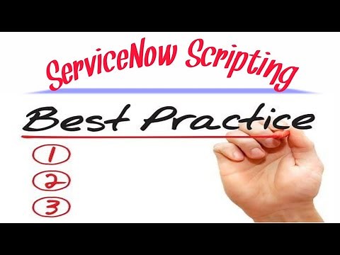 Servicenow Scripting Best Practices || #servicenow #skfacts