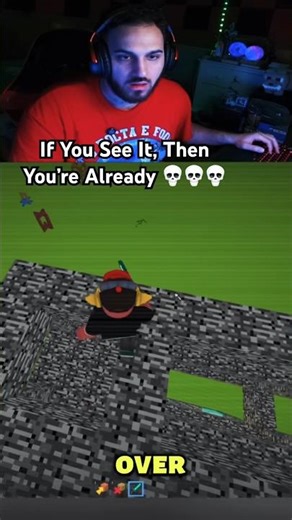 You Can’t Fight This Monster… 💀 #minecraft #brokenscript #funny