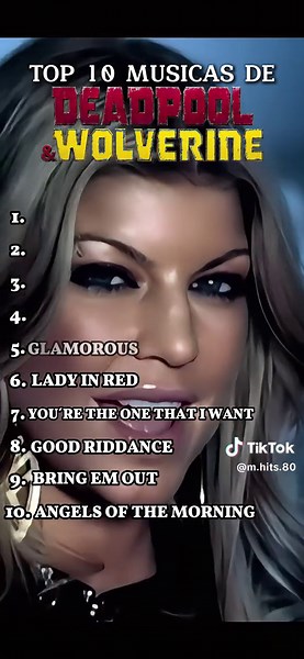 Top 10 Canciones de Deadpool y Wolverine
