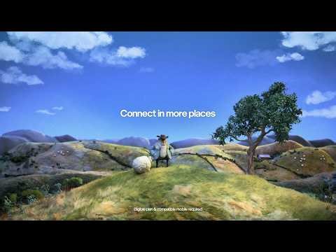 Telstra Satellite Messaging animated ad 2026
