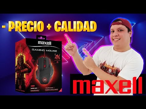 EL MEJOR Mouse Gaming maxell MACROS Y DPI / Unboxing & Review En español