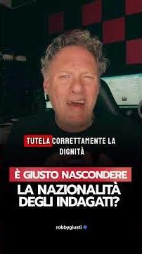 Robby Giusti - Do you want to know the actual nationality of suspects or not (07/26/11)