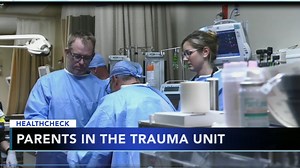 Push to allow parents in trauma room with children