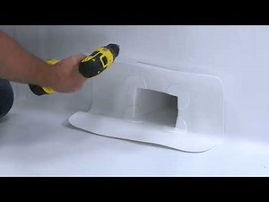 TPO Through-Wall Scupper with Coated Metal Detail TPC-18.1