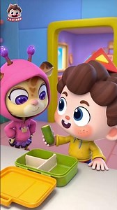Yum yum😋 Let's share and eat together~ #sharingiscaring #YesNeo #BabyBus #children #kids #shorts