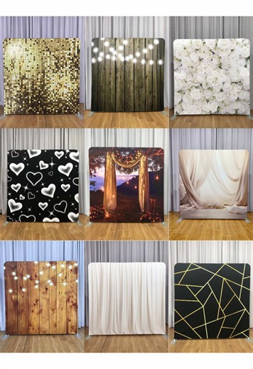 The Crowd Favorites Are Here! ✨ Take a look at this year's most-loved backdrop designs. Do you see your favorite? Tell us in the comments! #bestseller #backdropgoals #eventplanner #decorinspo #eventdecor #photobooth